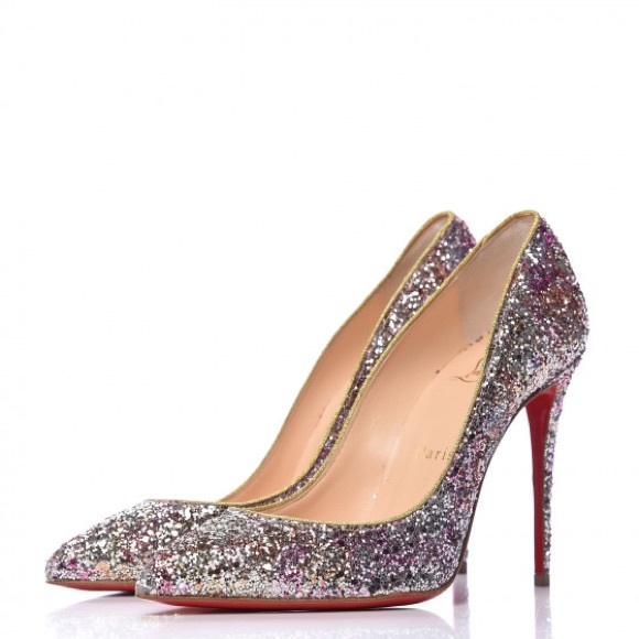 Christian Louboutin glitter Pigalle Follies 100 - Picture 3 of 6
